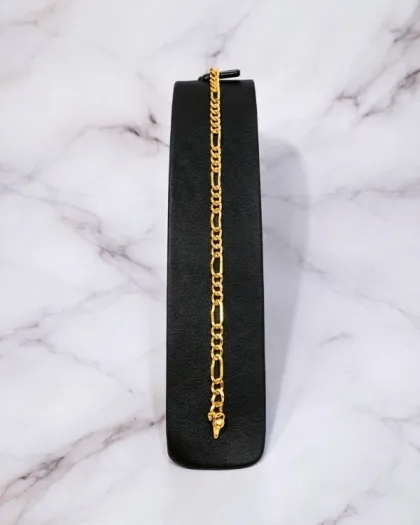 Pulsera Figaro Oro 18 k