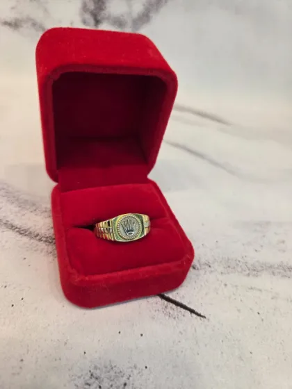 Anillo Rolex macizo n&uacute;mero 28